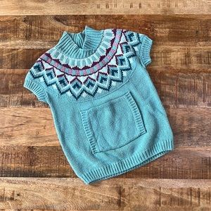 Tea Collection girls size 4t sweater vest.